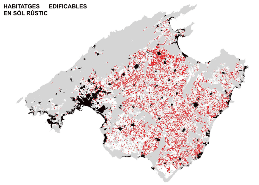 Habitatges edificables en sòl rústic